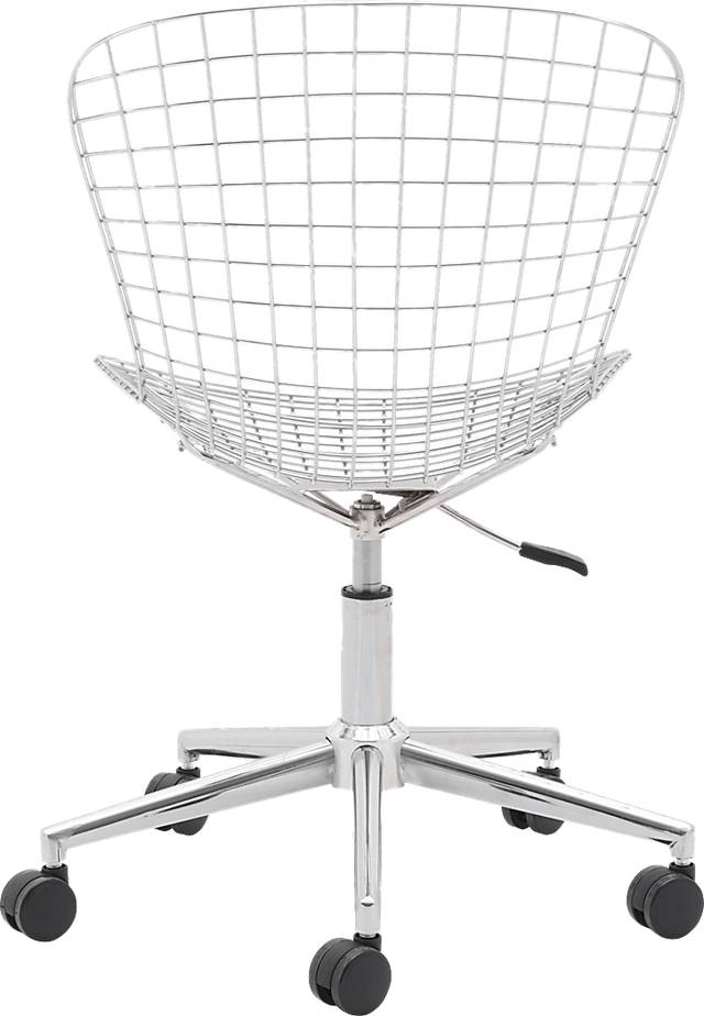 Lamoni White Desk Chair - Thumbnail - Image 8