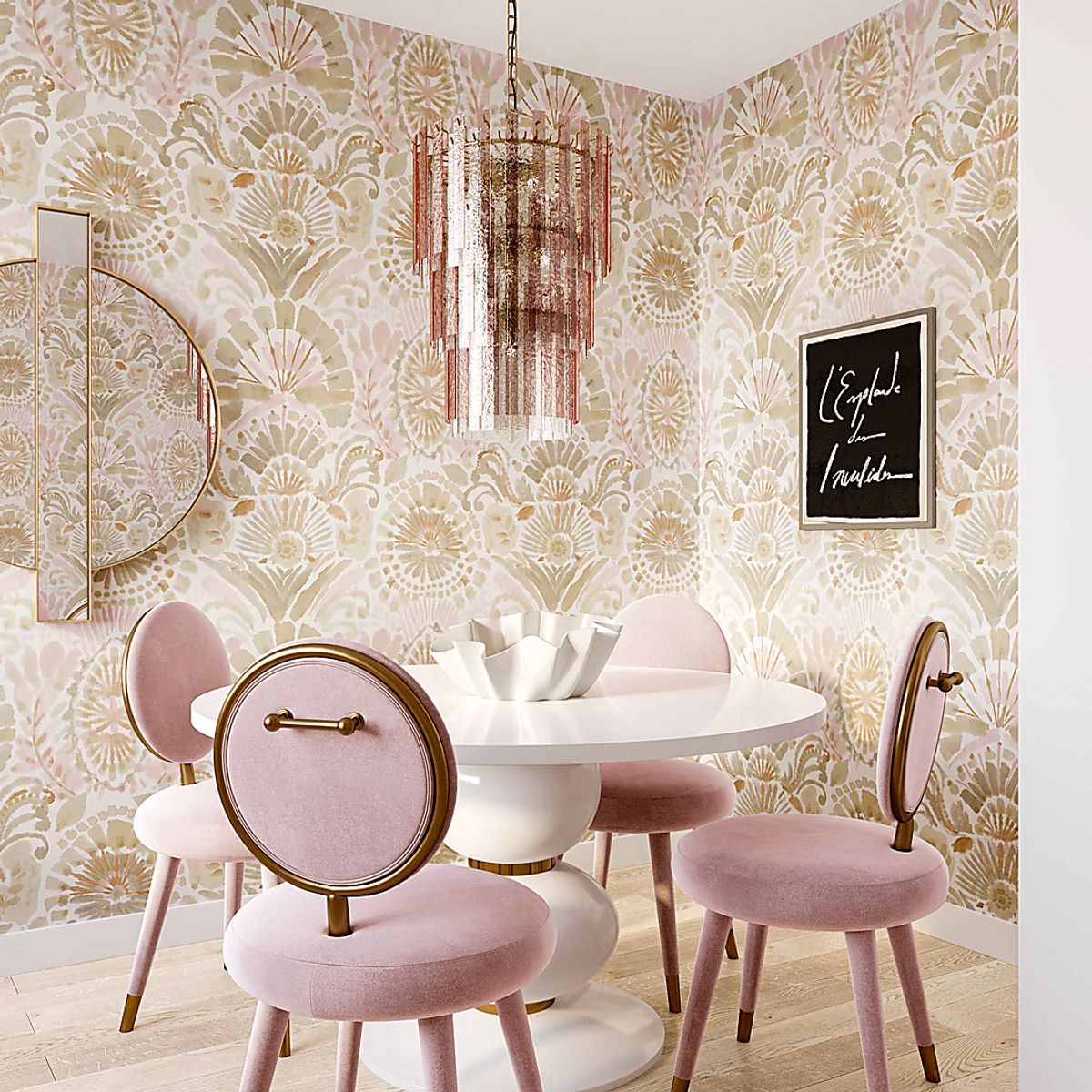 Lamont Summit Pink Chandelier | Rooms to Go