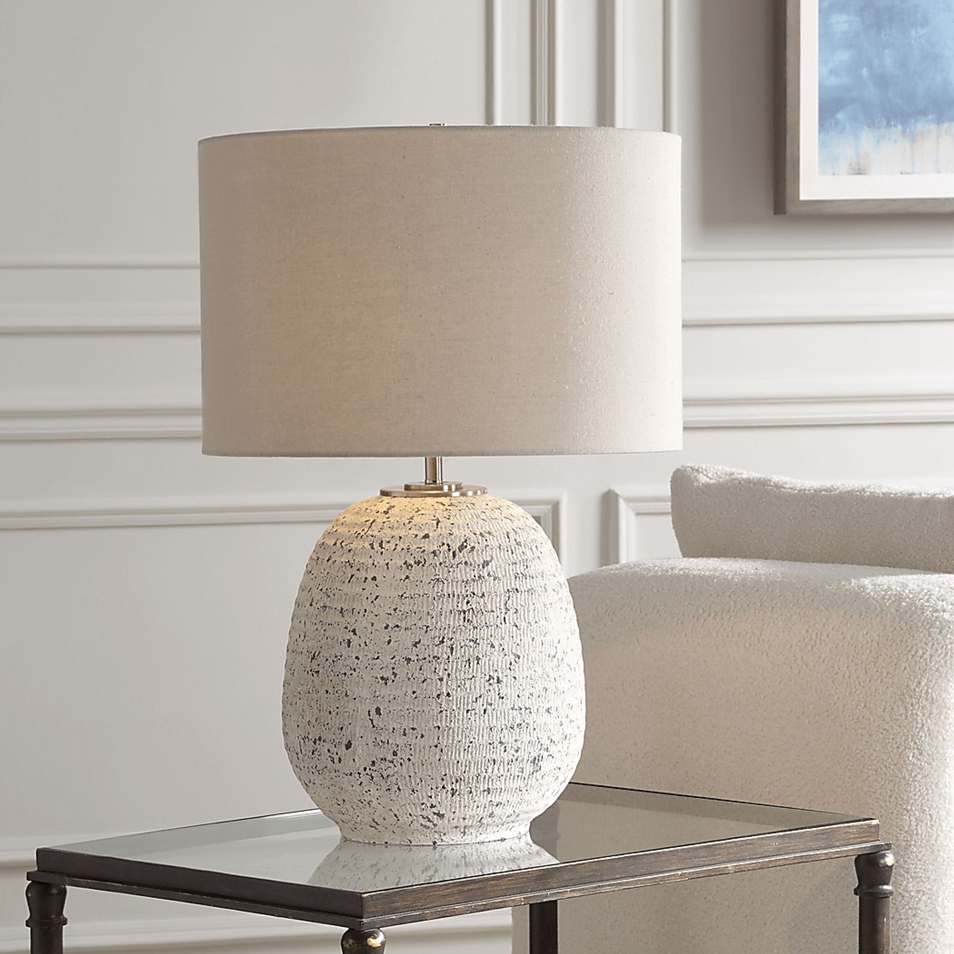 Lamphere Park Ivory Lamp - Image 3