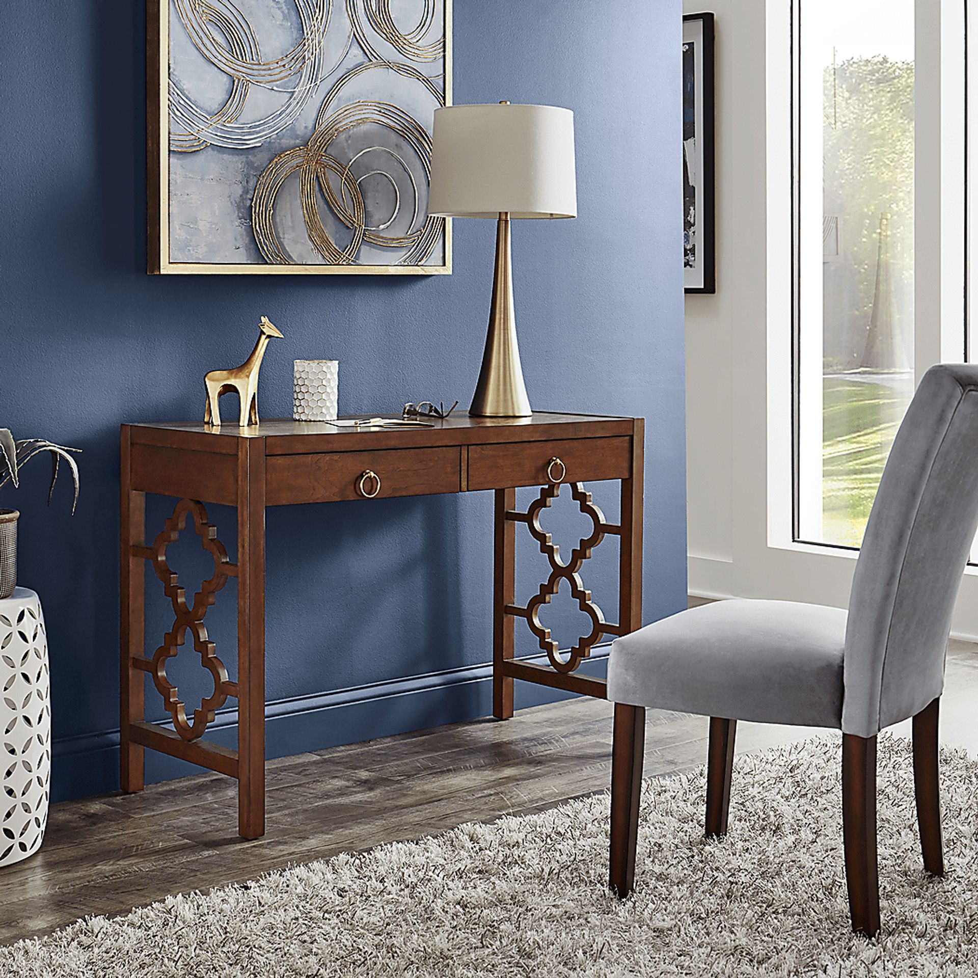 Lamport Brown Desk - Image 9