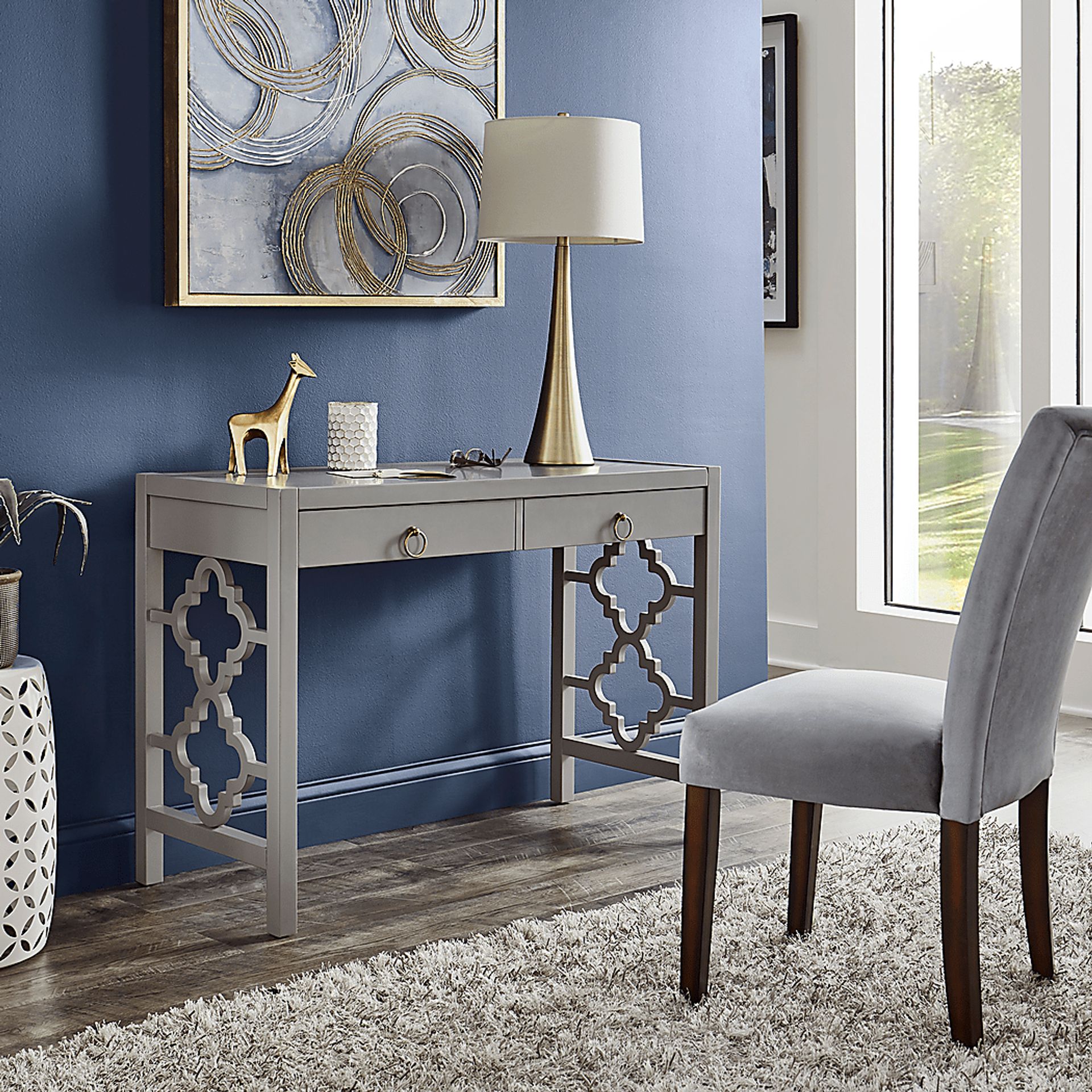 Lamport Gray Desk - Image 8