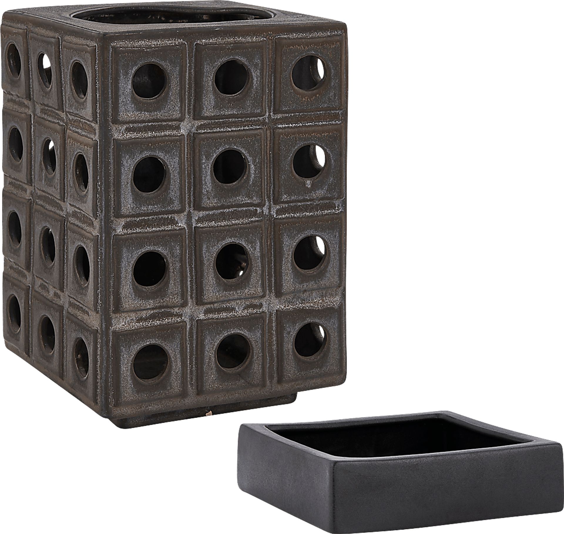 Lamro Brown Indoor/Outdoor Candle Holder - Image 5