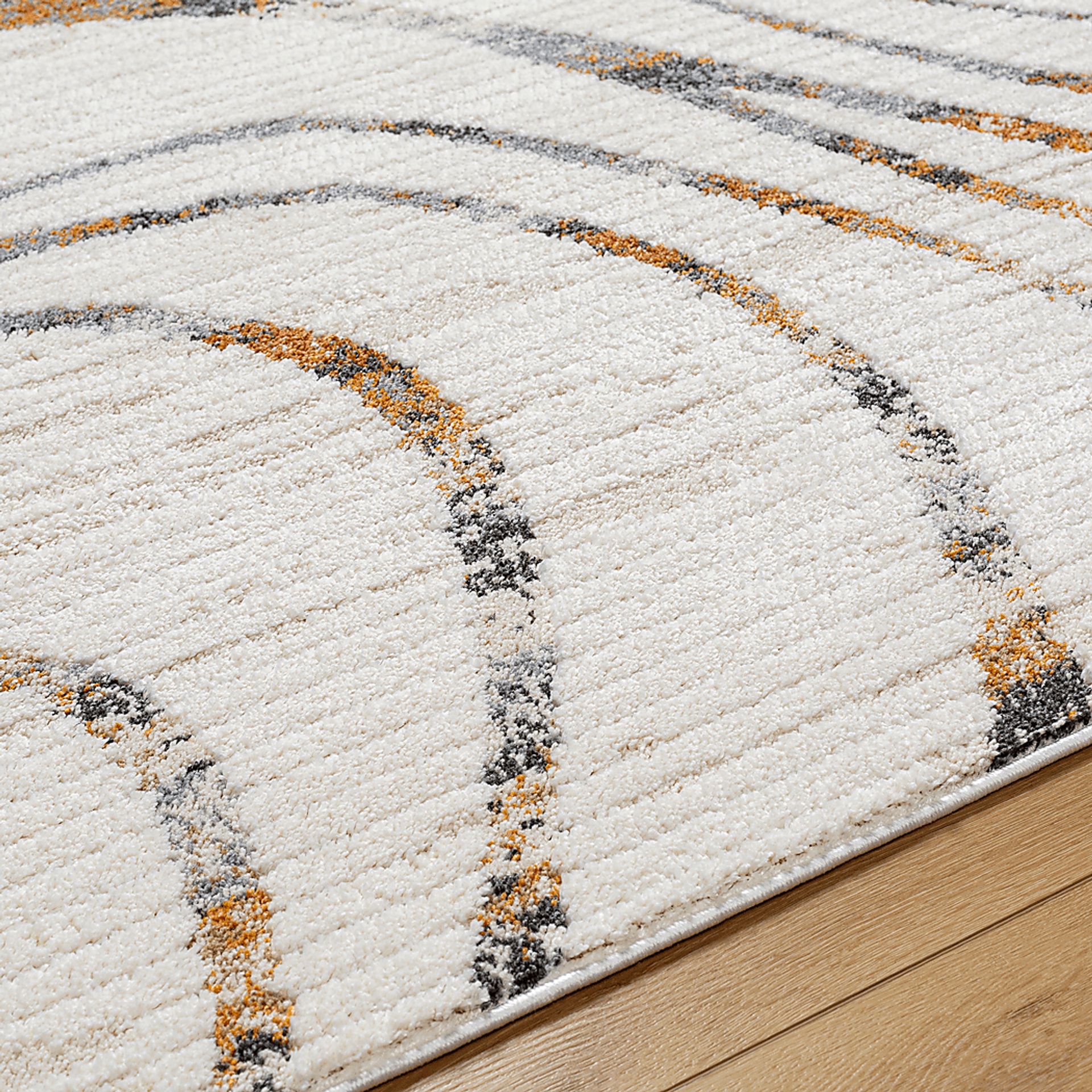 Lamruen Cream 5'3 x 7' Area Rug - Image 5