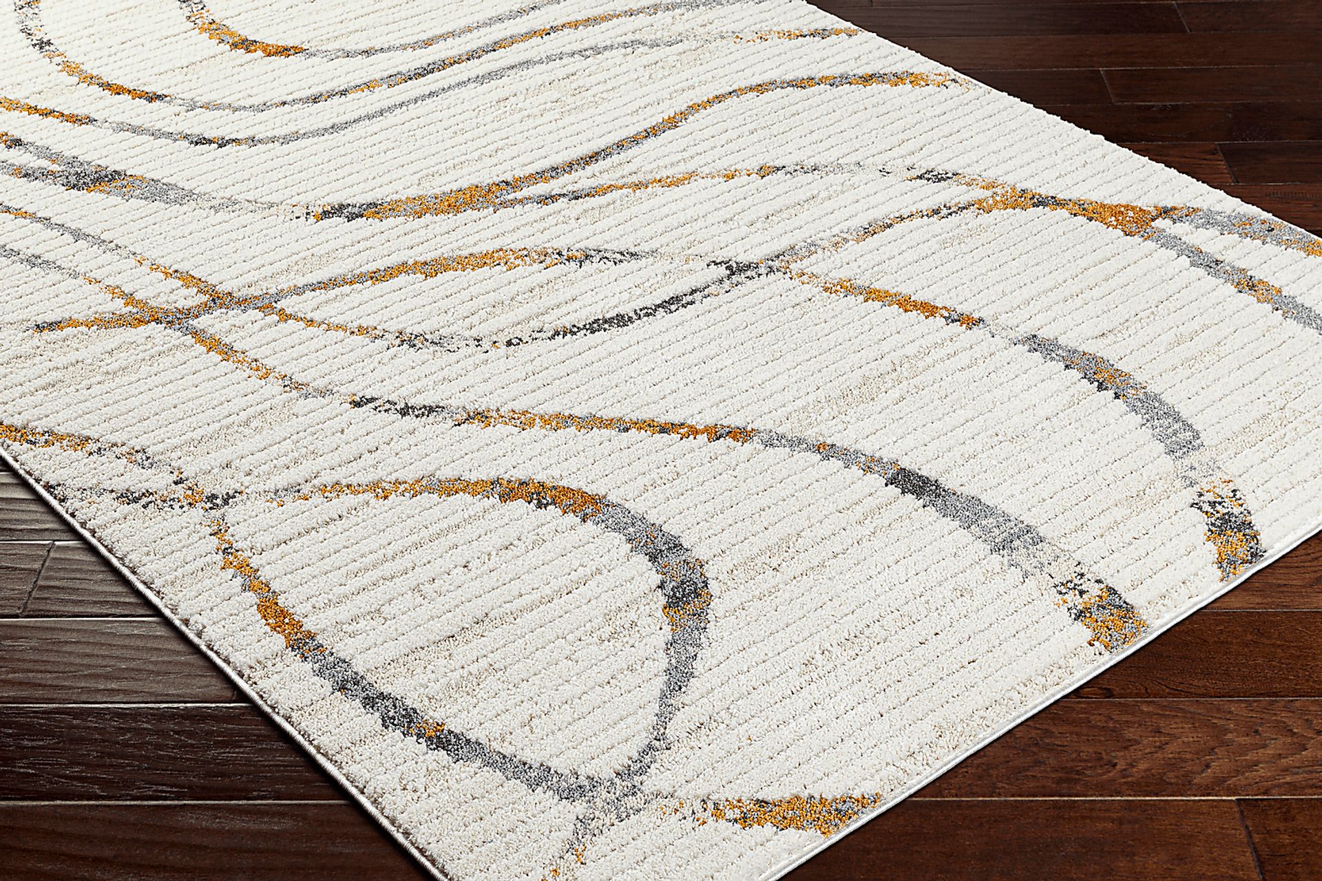 Lamruen Cream 5'3 x 7' Area Rug - Image 6
