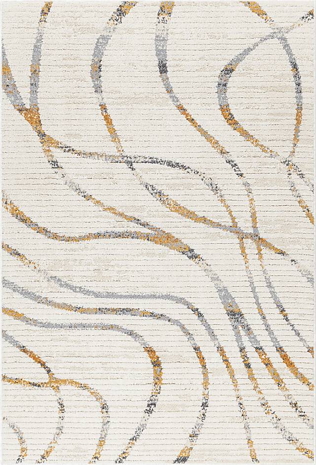 Lamruen Cream 7'10 x 10' Area Rug - Thumbnail - Image 1
