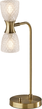 Lanai Oaks Brass Lamp