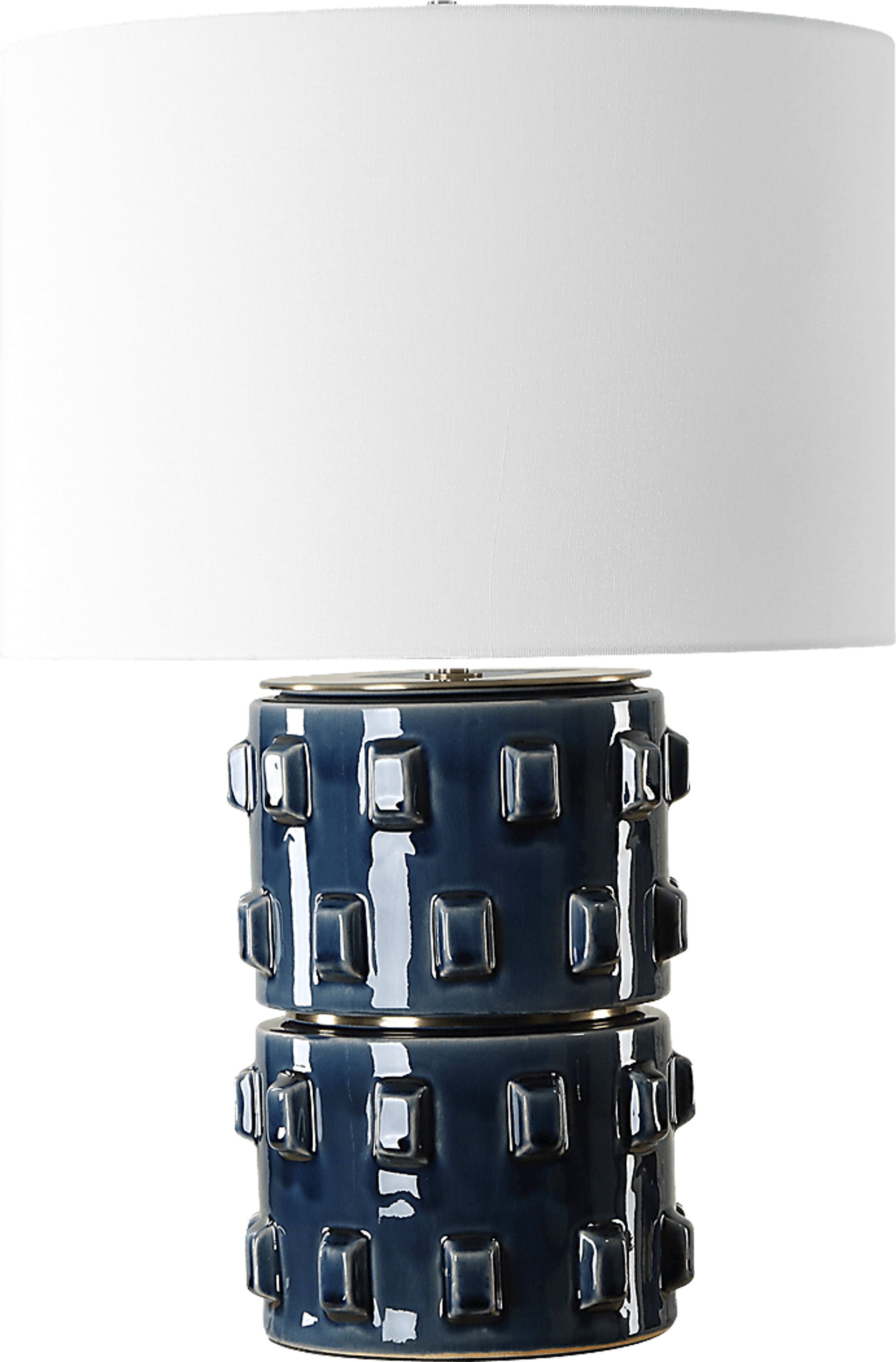 Lanark Hollow Blue Lamp - Image 1