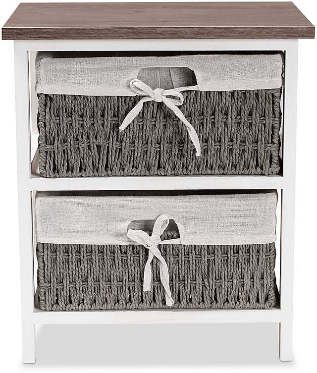 Lancashire White 2 Basket Storage Unit - Thumbnail - Image 7