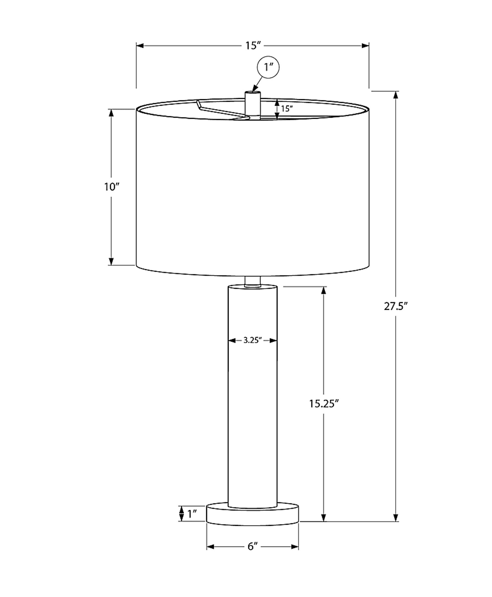 Lanco Home Silver Lamp - Image 5