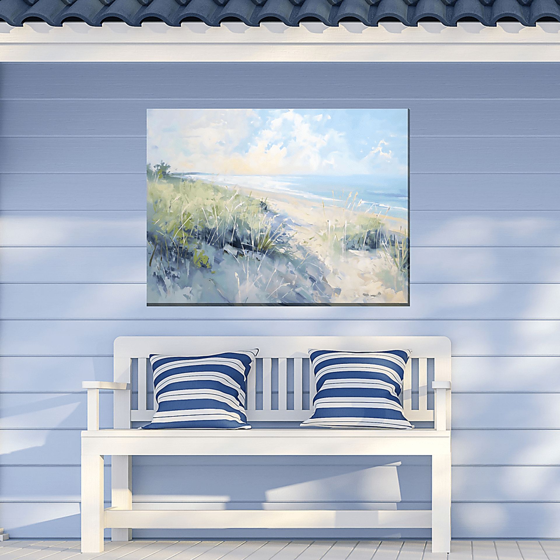 Land and Sea Spa Indoor/Outdoor Wall Art - Image 2