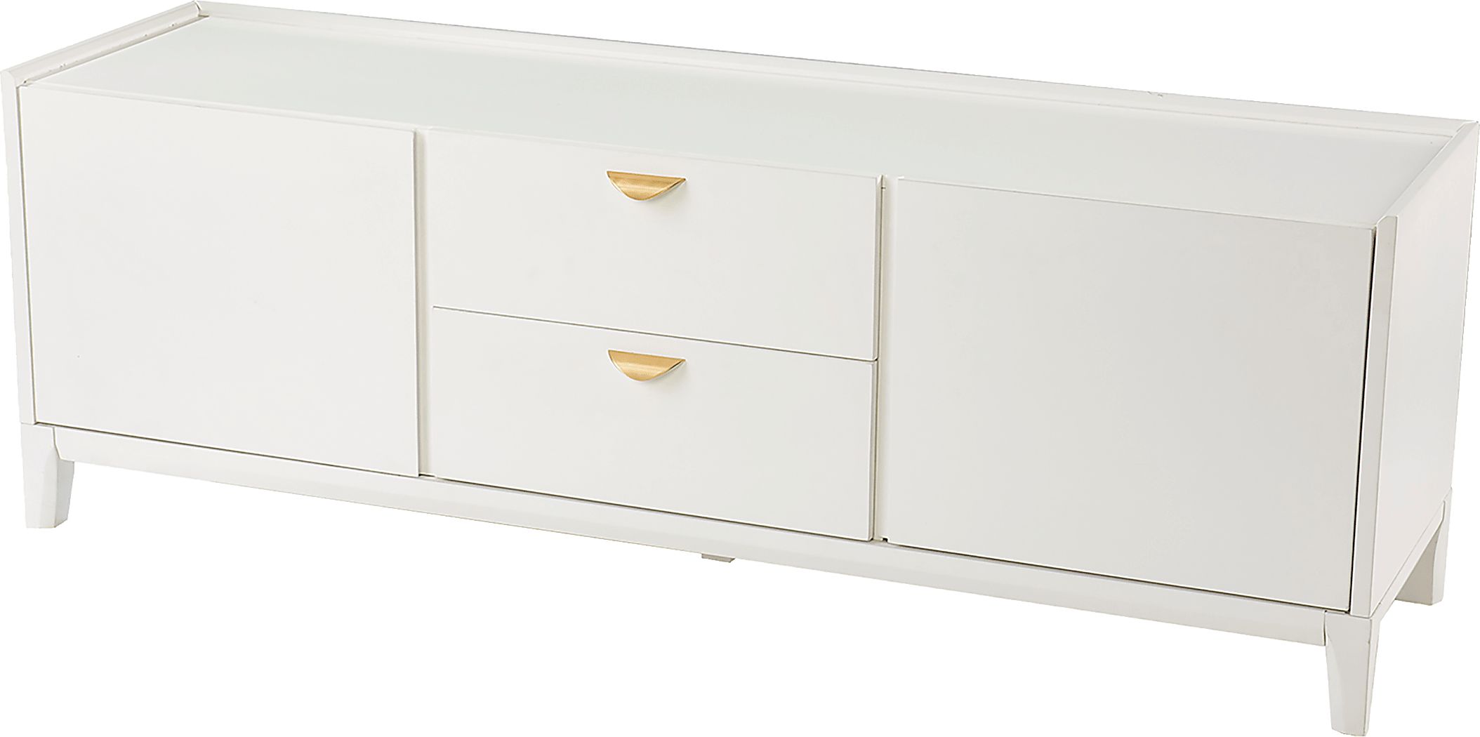 Landaue White 58 in. Console