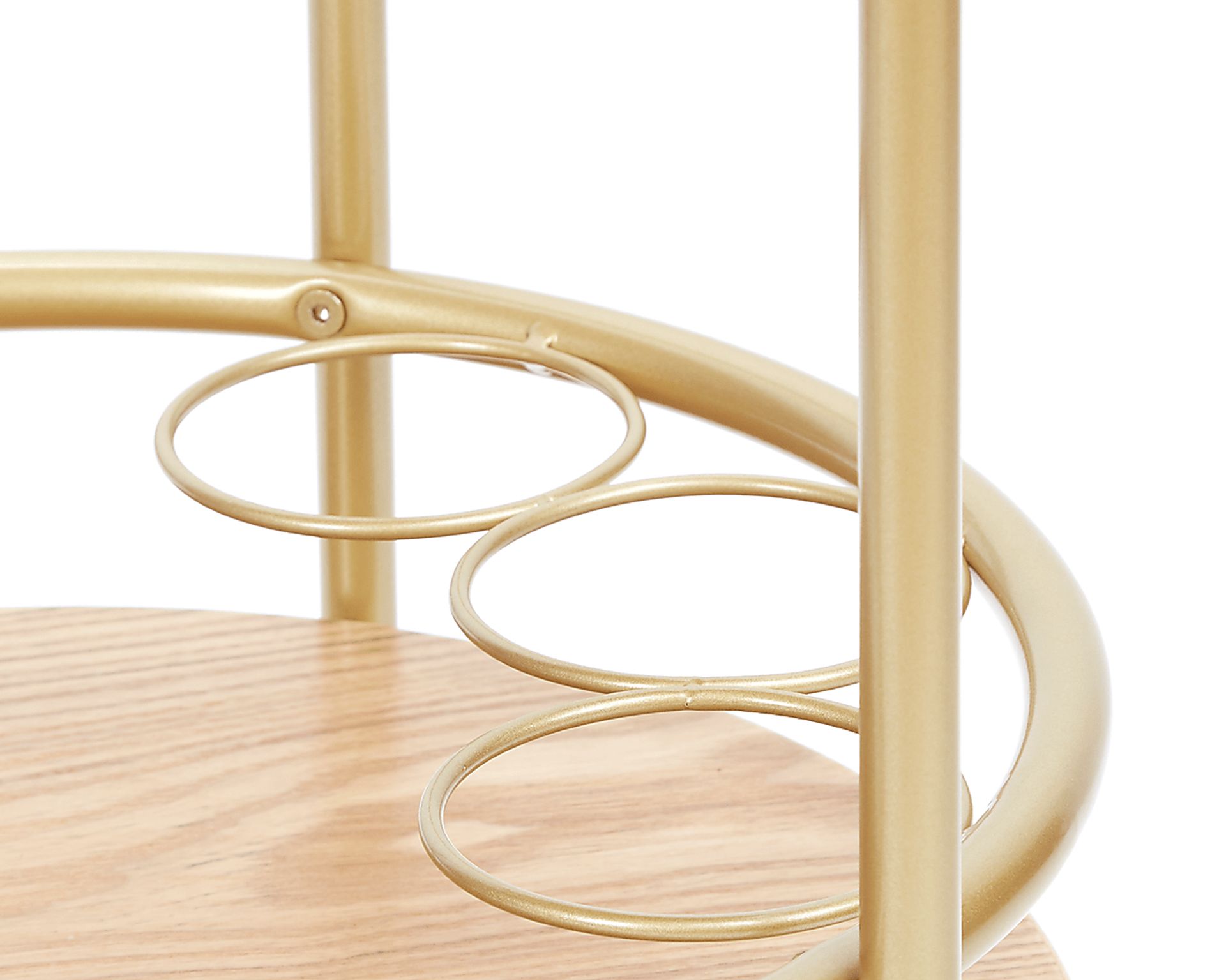 Landerwood Gold Bar Cart - Image 3