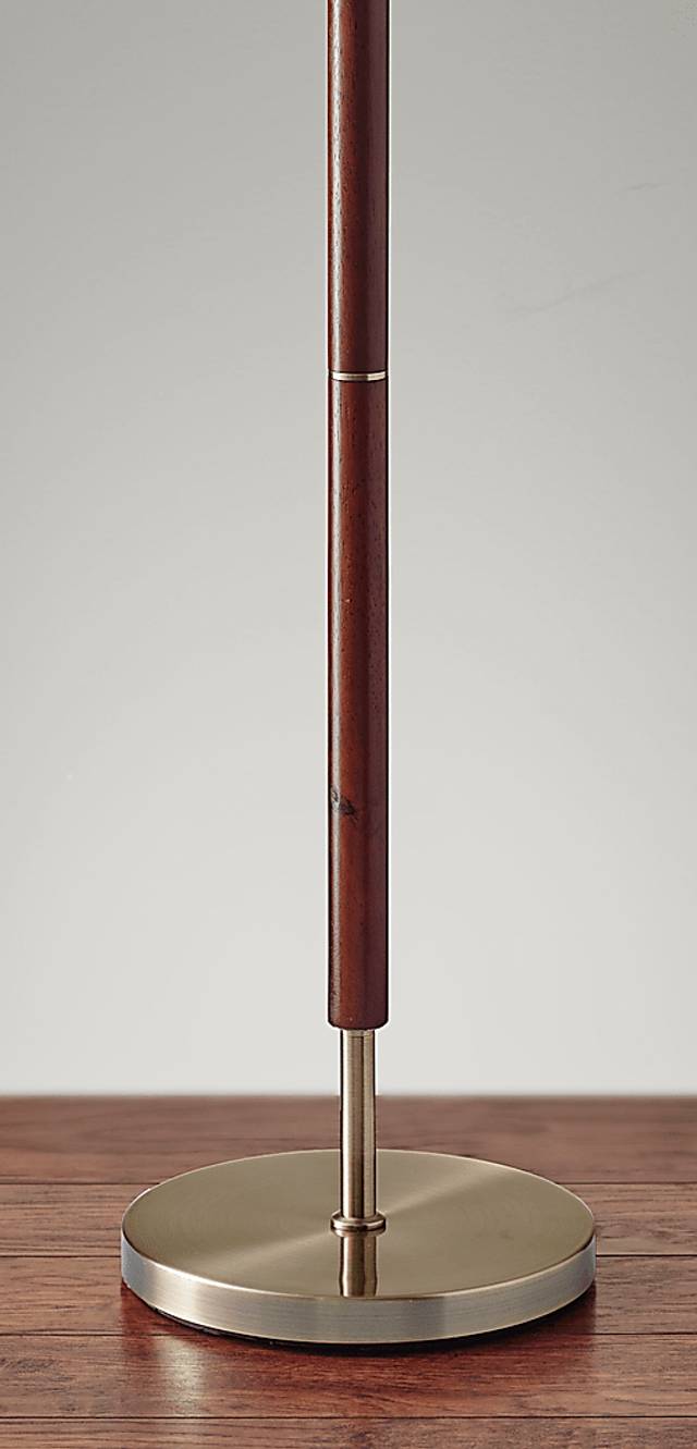 Landmark Lane Walnut Floor Lamp - Thumbnail - Image 3