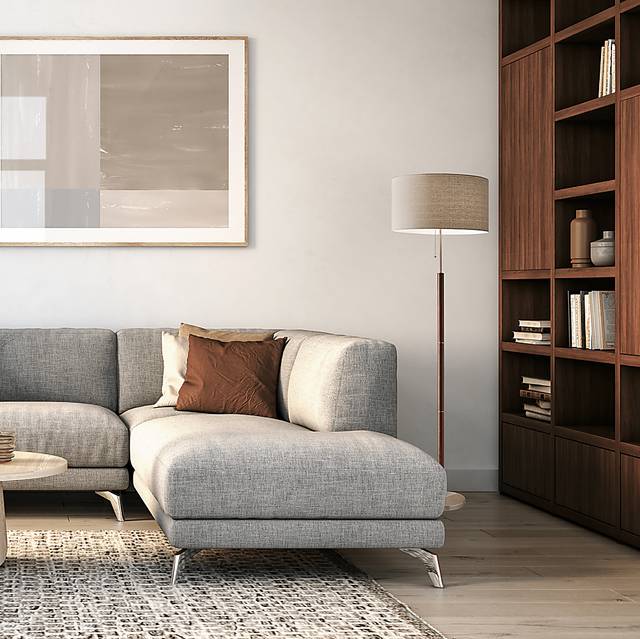 Landmark Lane Walnut Floor Lamp - Thumbnail - Image 5