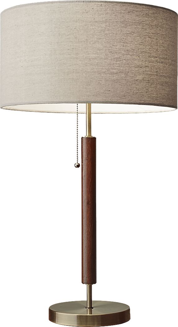 Landmark Lane Walnut Lamp