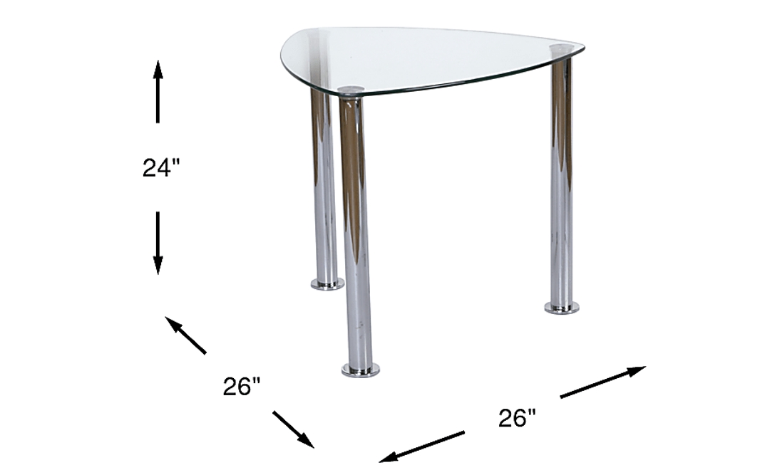 Landmark Metal End Table