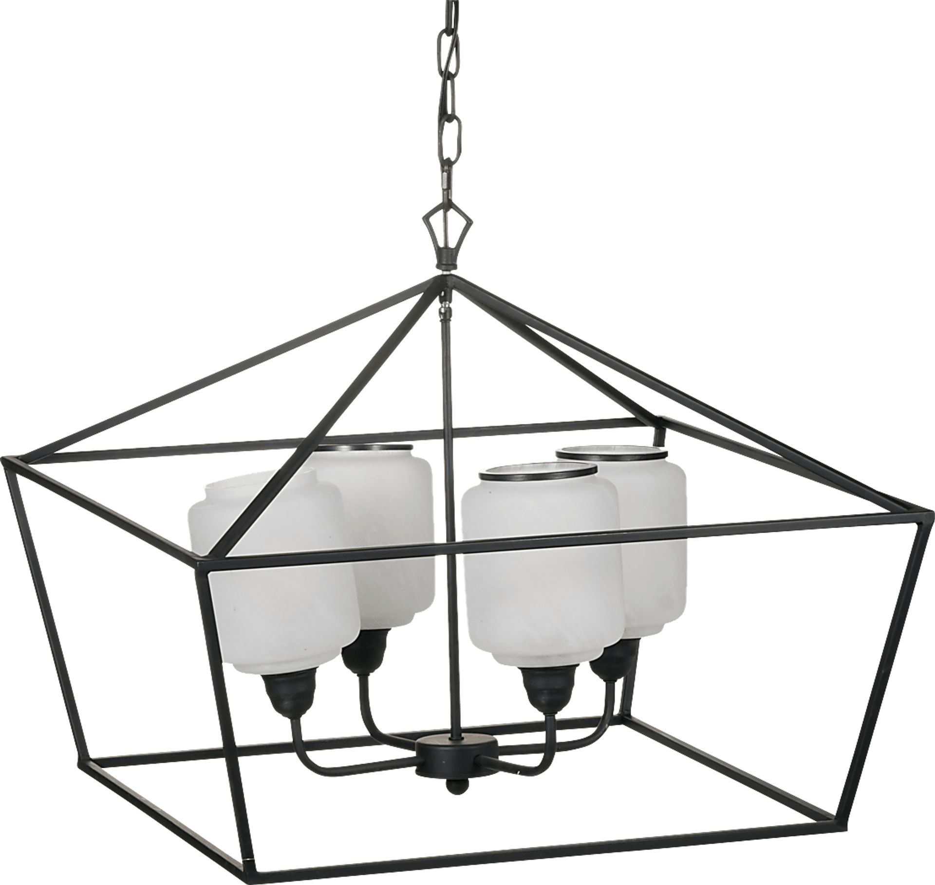 Lando Lane White Chandelier - Image 1