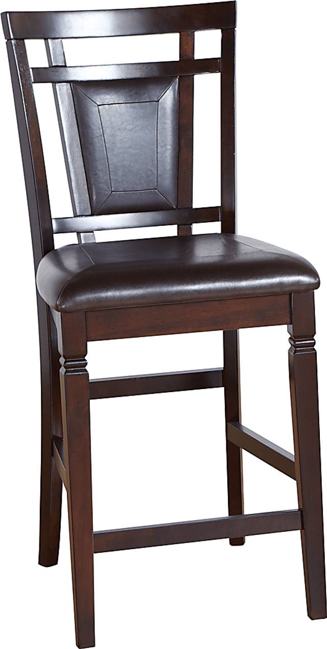 Landon Chocolate Counter Height Stool - Thumbnail - Image 1