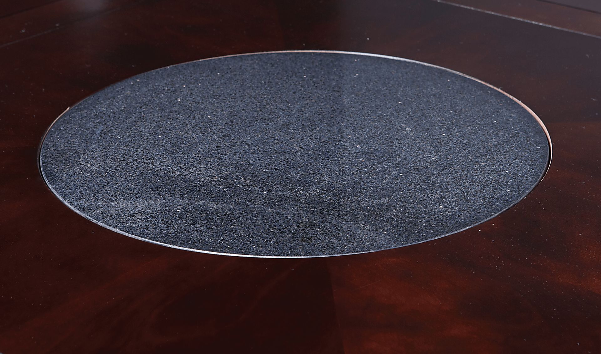Landon Chocolate Round Counter Height Dining Table - Image 2