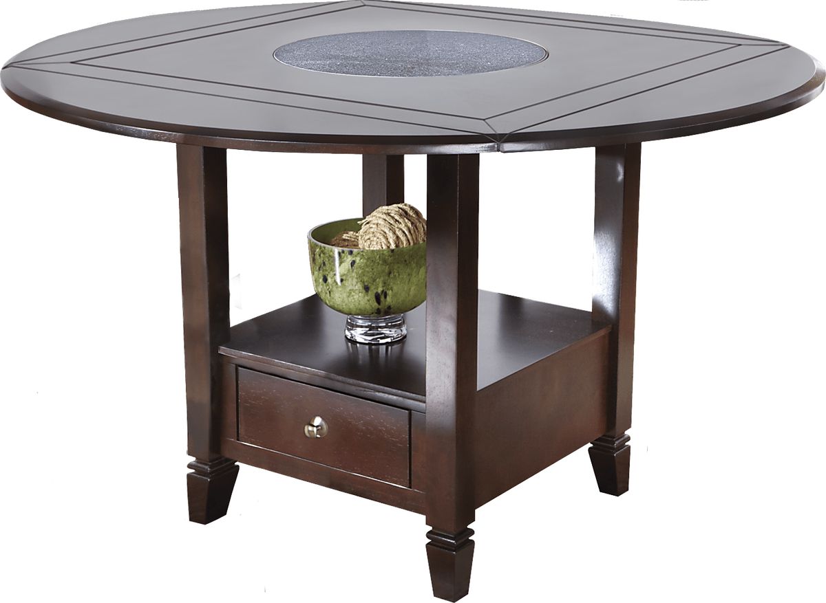 Counter height dining online set with lazy susan