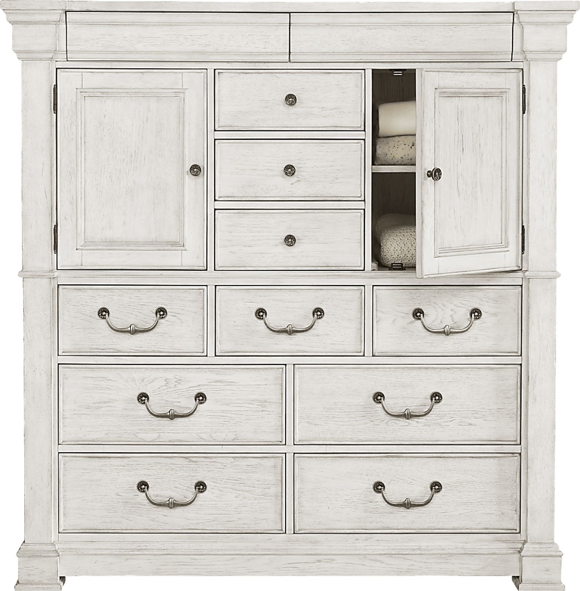 Landon Creek White 2 Pc Chest - Image 2