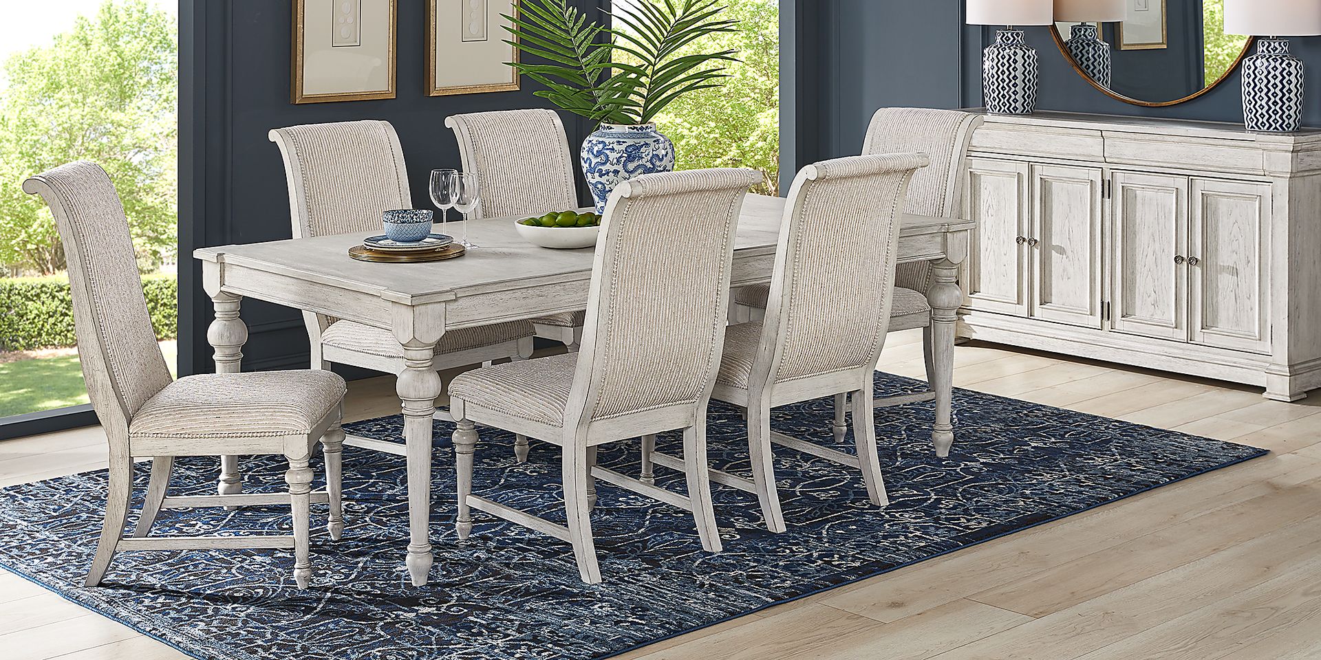 Landon creek white colors white dining table rooms to go