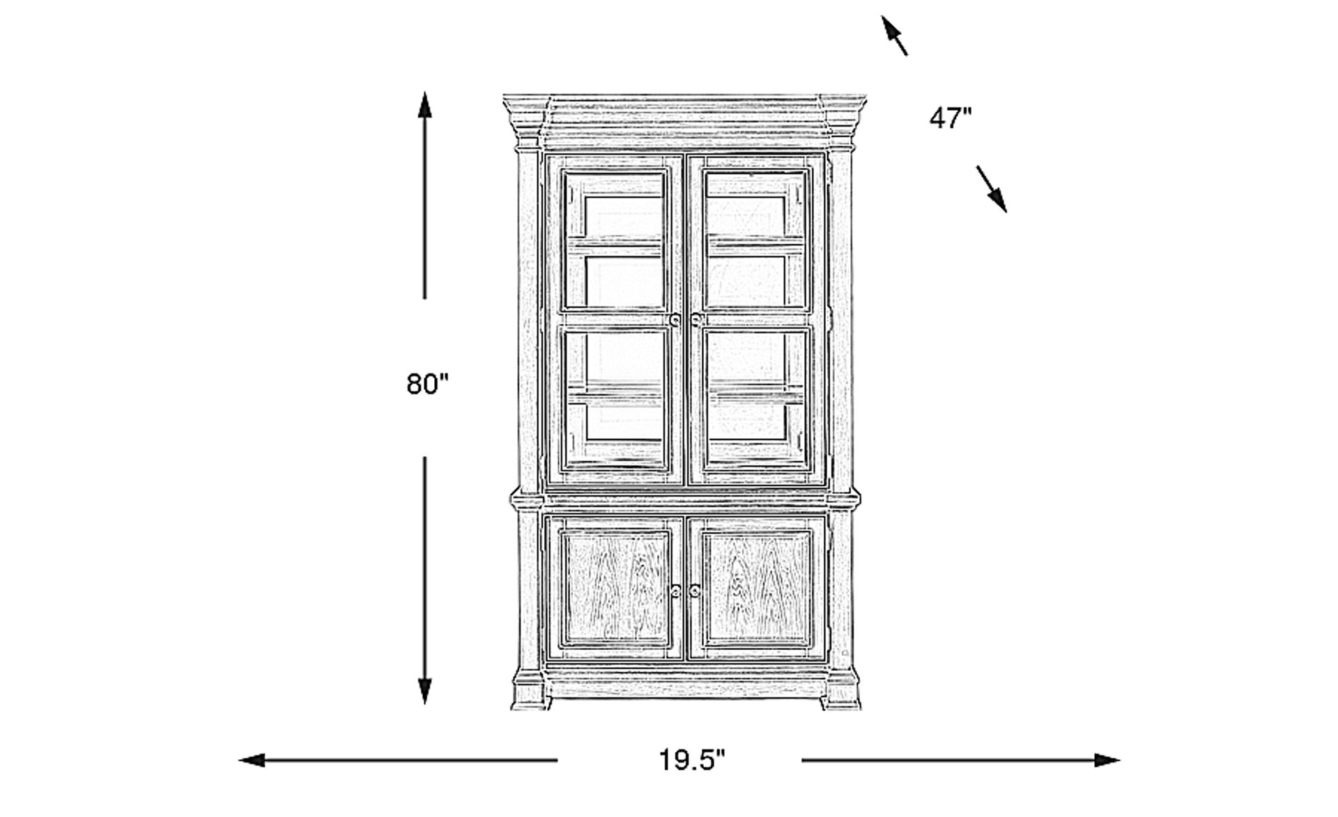 Dimension Image. Please refer to the Dimension Tab on this page for dimension details.