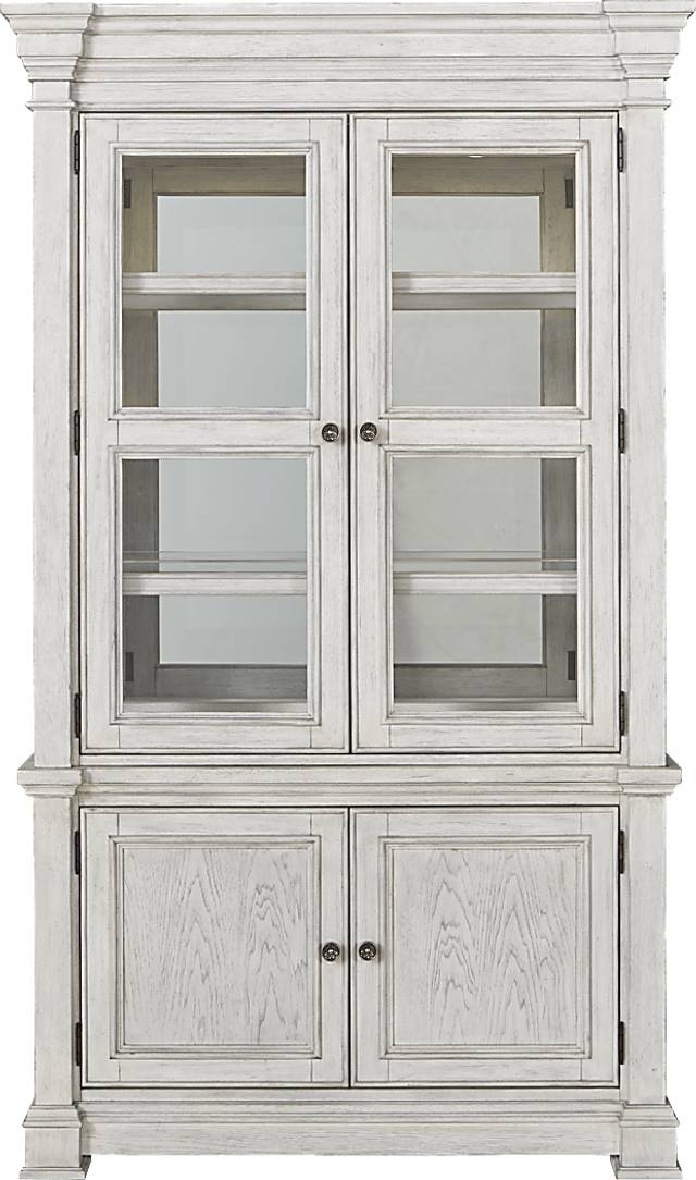 Landon Creek White China Cabinet - Thumbnail - Image 1