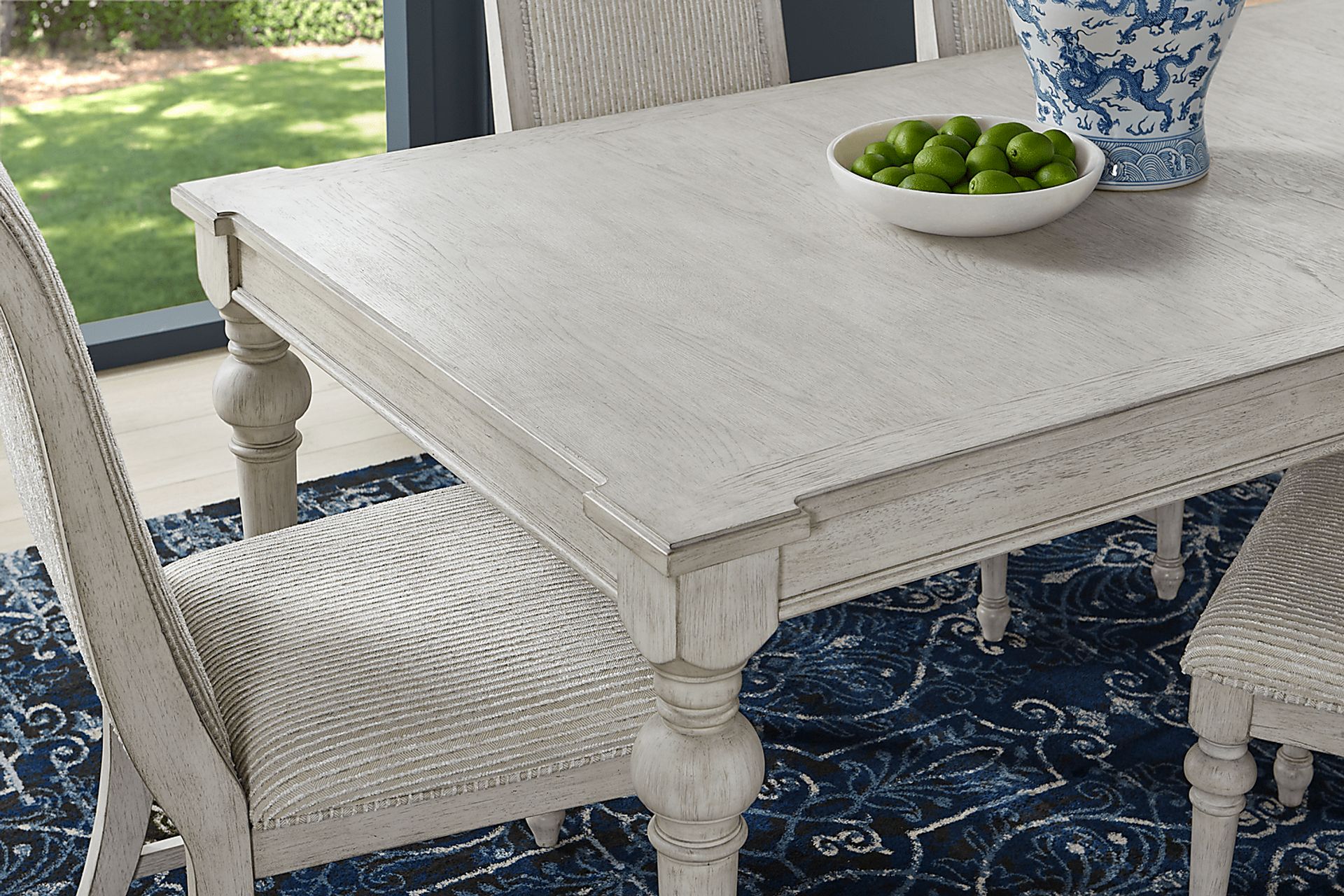 Landon Creek White Rectangle Dining Table - Image 3