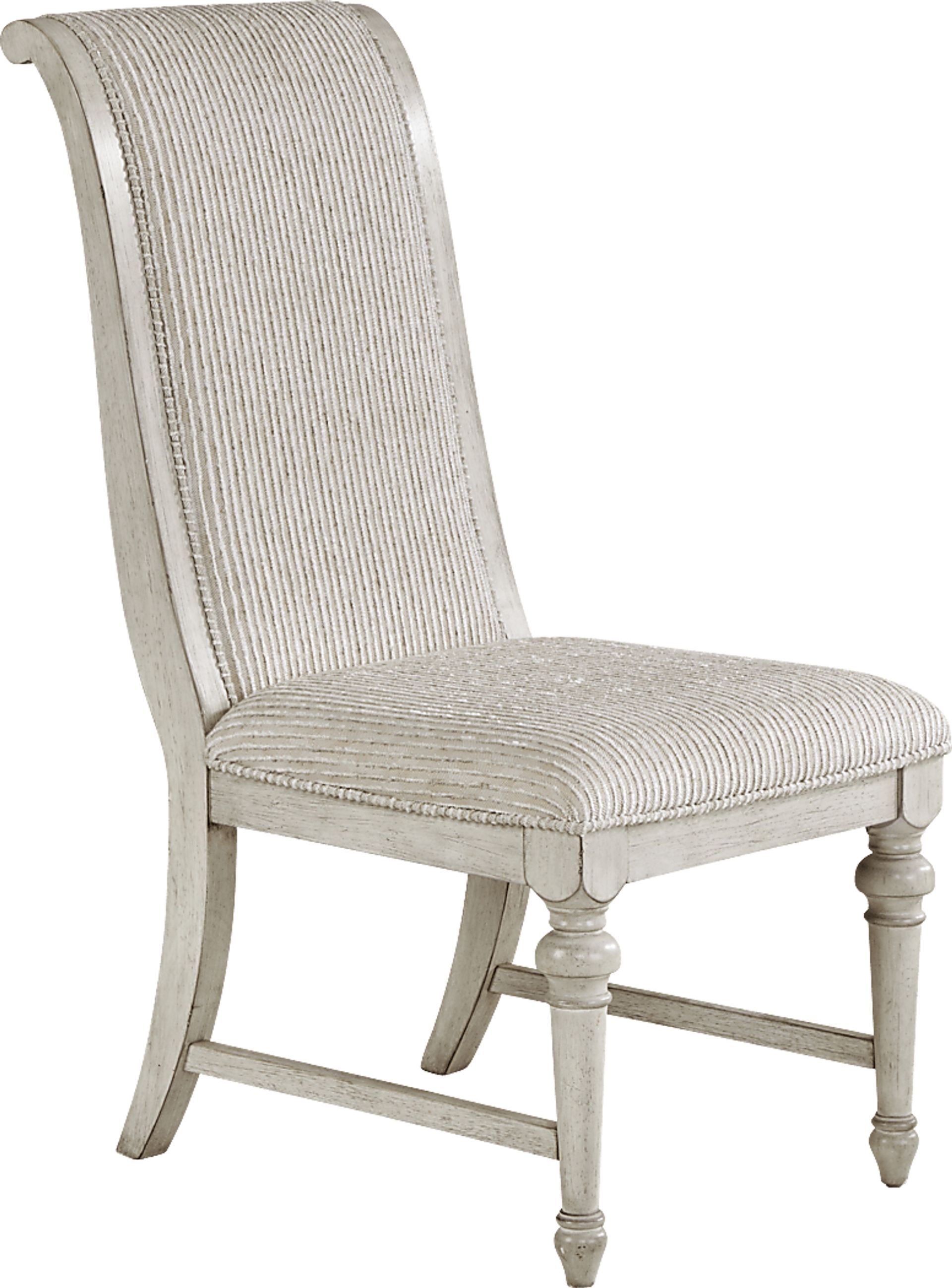 Landon Creek White Upholstered Side Chair - Image 1