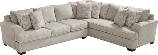 Landon Hills Cream 6 Pc Sectional Living Room - Thumbnail - Image 3