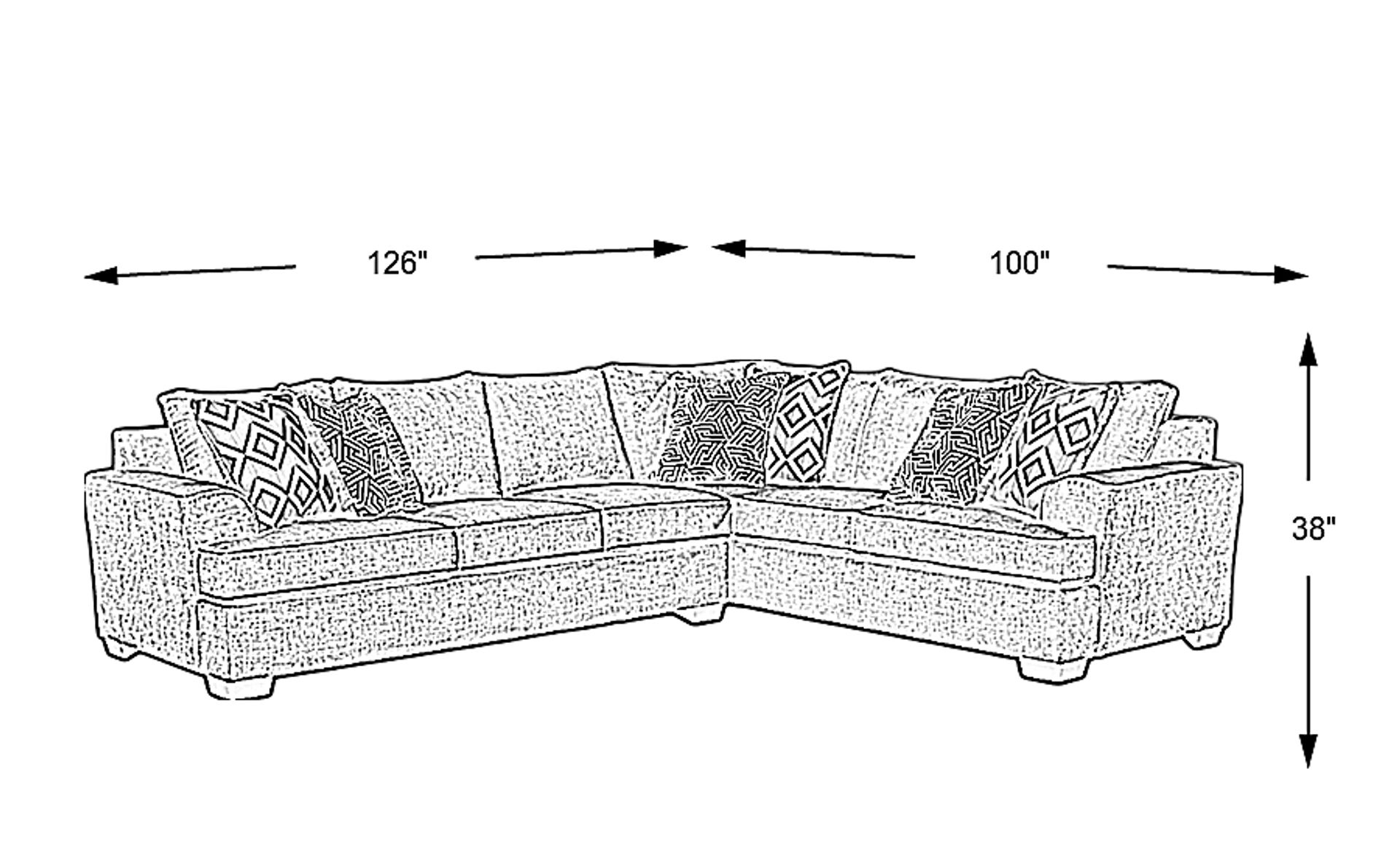 Dimension Image. Please refer to the Dimension Tab on this page for dimension details.