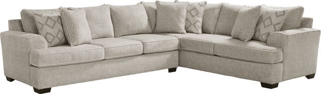 Landon Hills Cream 6 Pc Sectional Living Room - Thumbnail - Image 2