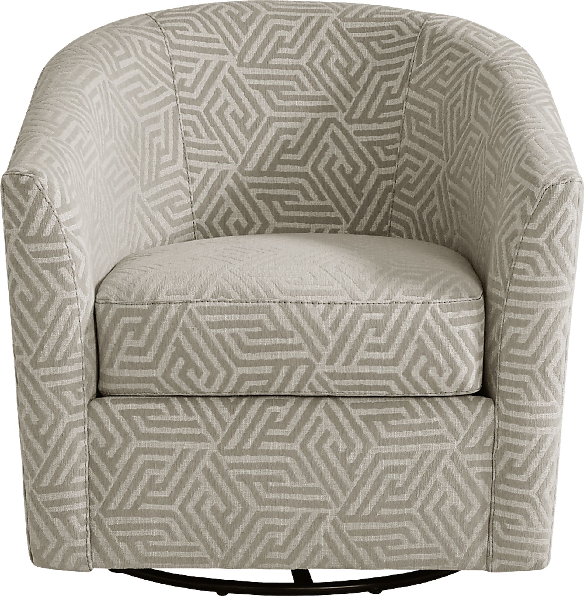 Landon Hills Cream Swivel Chair - Image 2