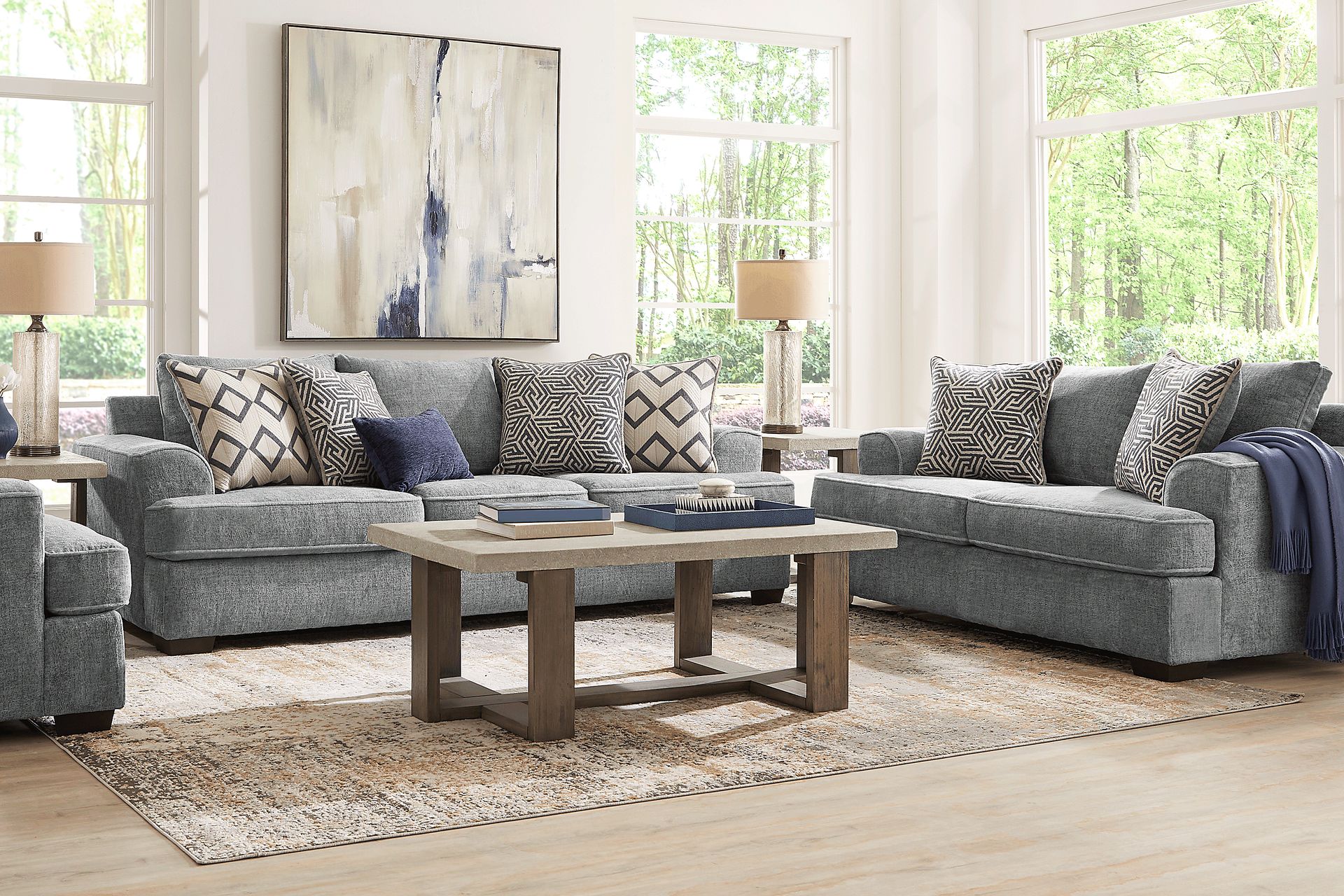 Landon Hills Gray 2 Pc Living Room - Image 1