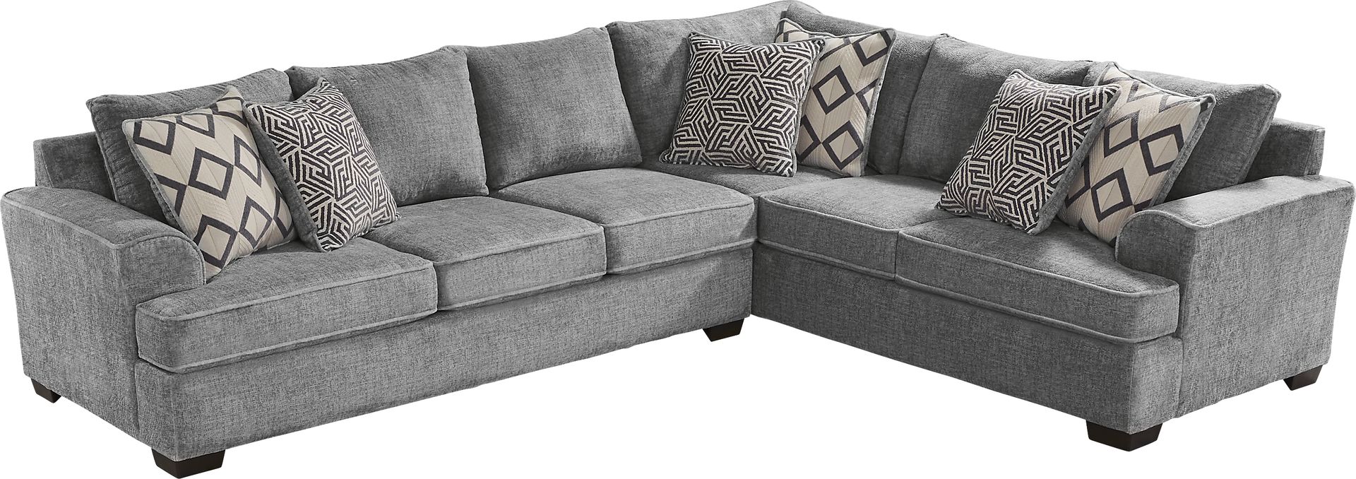 Landon Hills Gray 5 Pc Sectional Living Room - Image 3