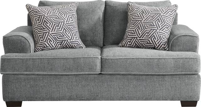 Landon Hills Gray Loveseat - Thumbnail - Image 1