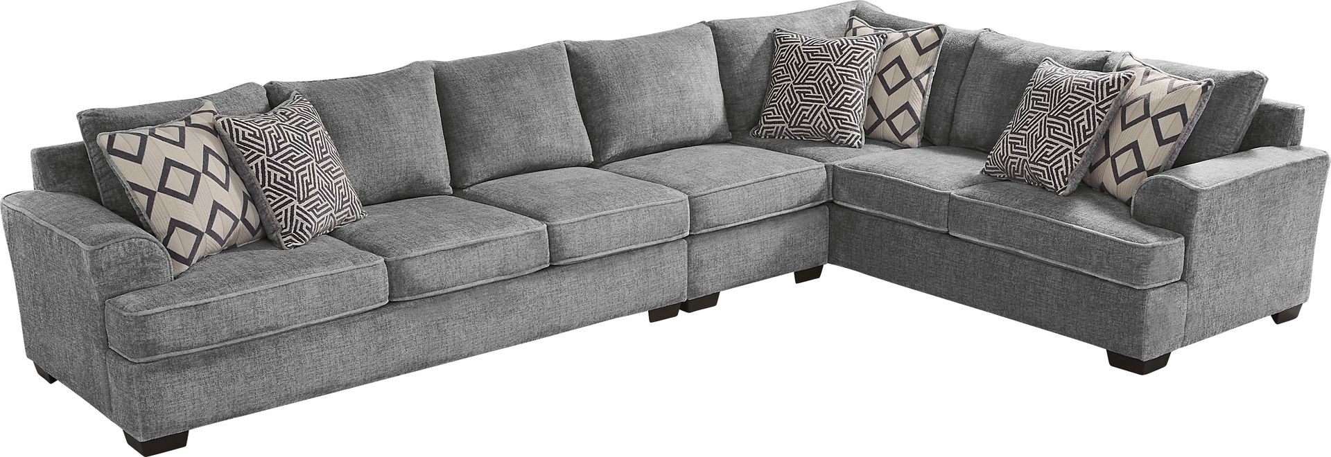 Landon Hills Gray 7 Pc Sectional Living Room - Image 2