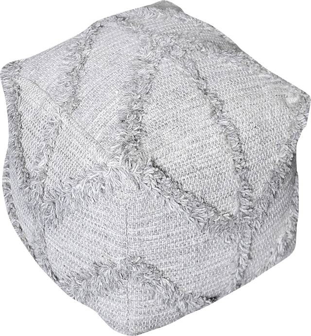 Landress Gray Ottoman - Thumbnail - Image 1