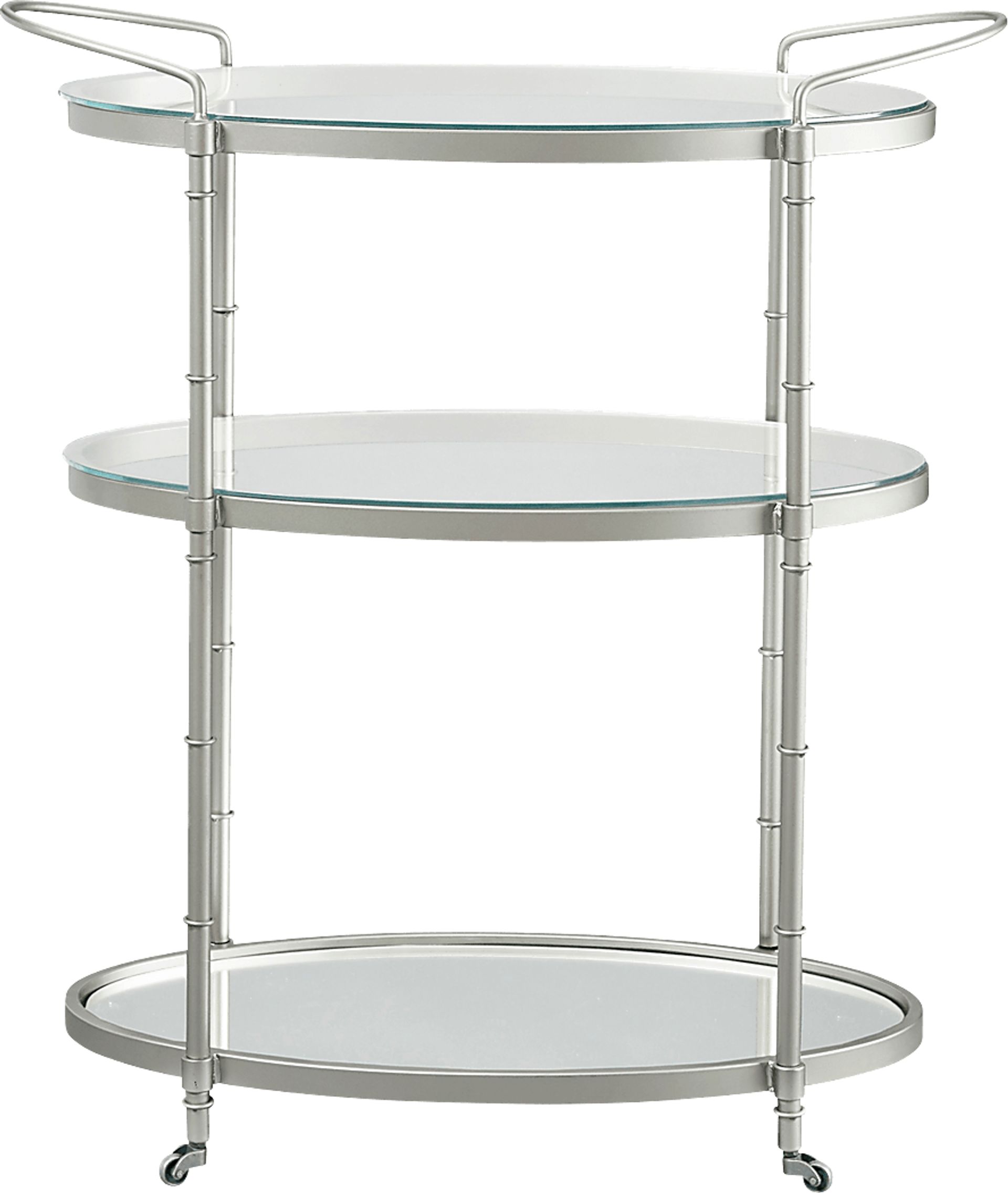 Landrum Silver Bar Cart - Image 2