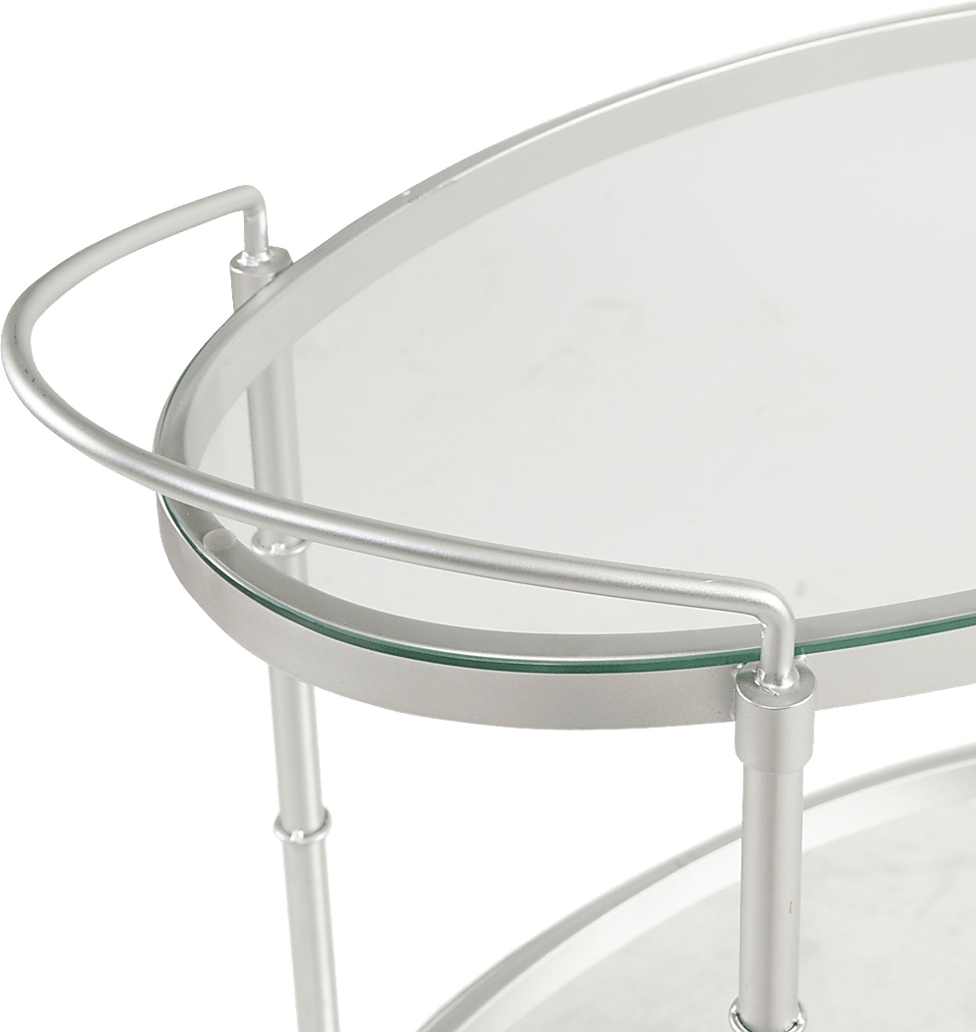 Landrum Silver Bar Cart - Image 5