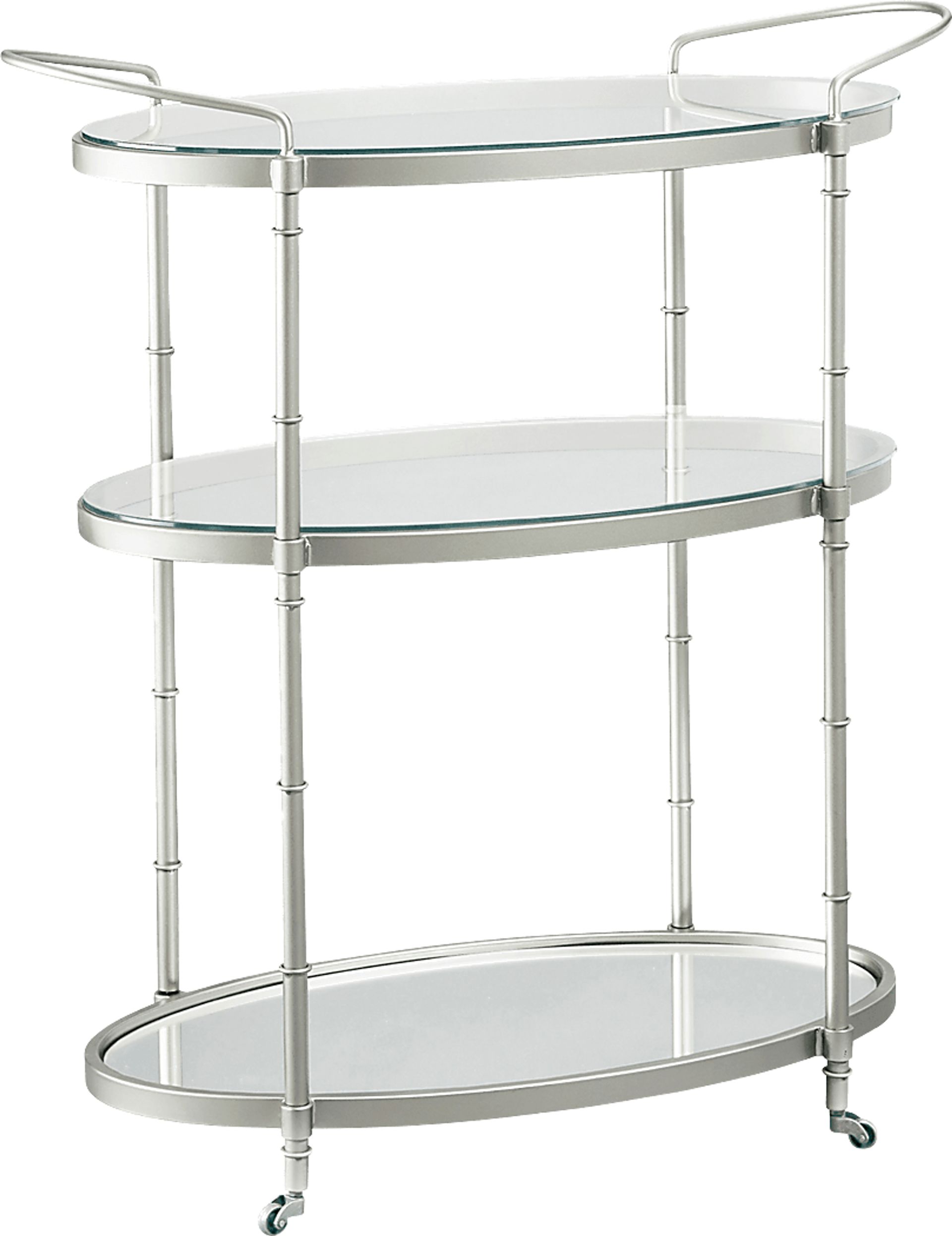 Landrum Silver Bar Cart - Image 1
