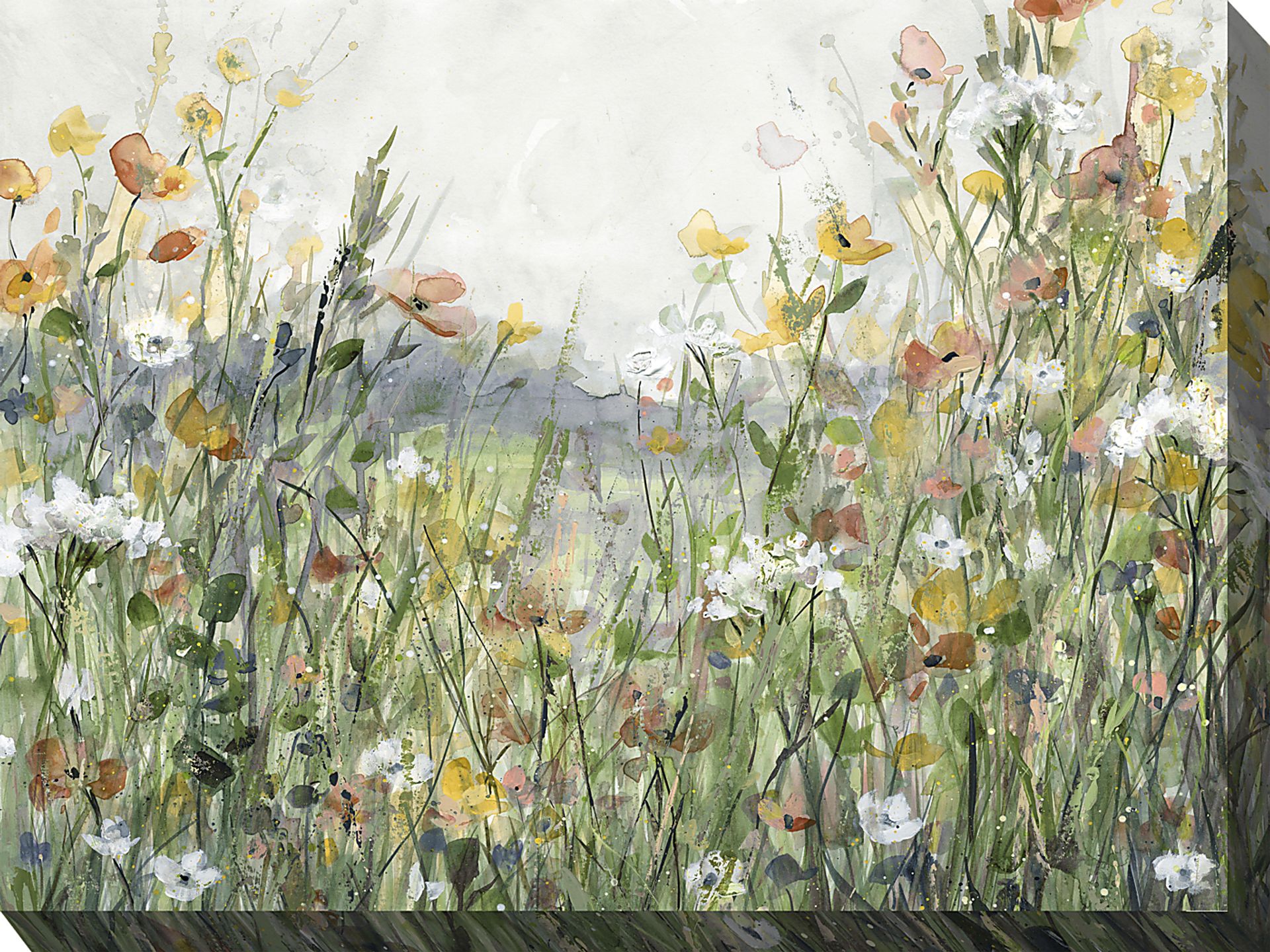 Lands of Meadow Green Indoor/Outdoor Wall Art - Image 1