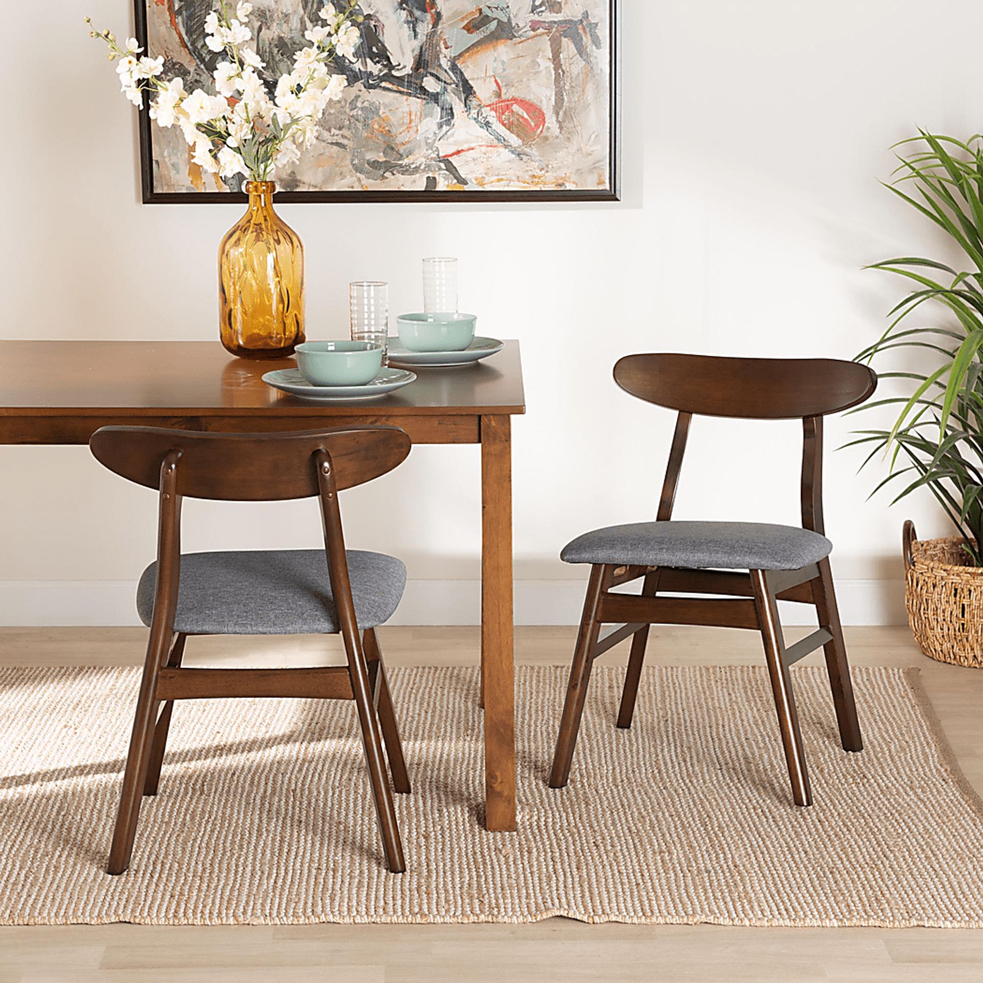 Landsdowne Dark Brown Dining Chair, Set of 2 - Image 2