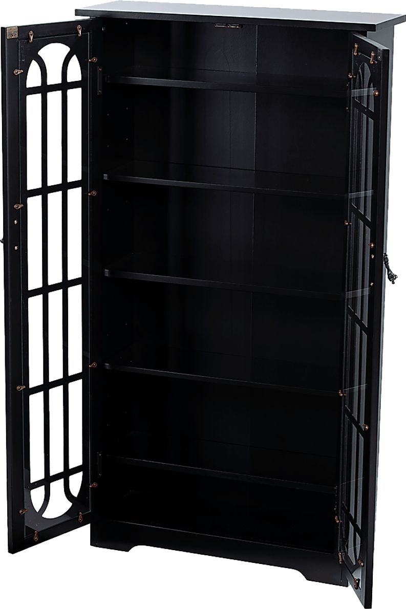 Laneham Black Curio Cabinet