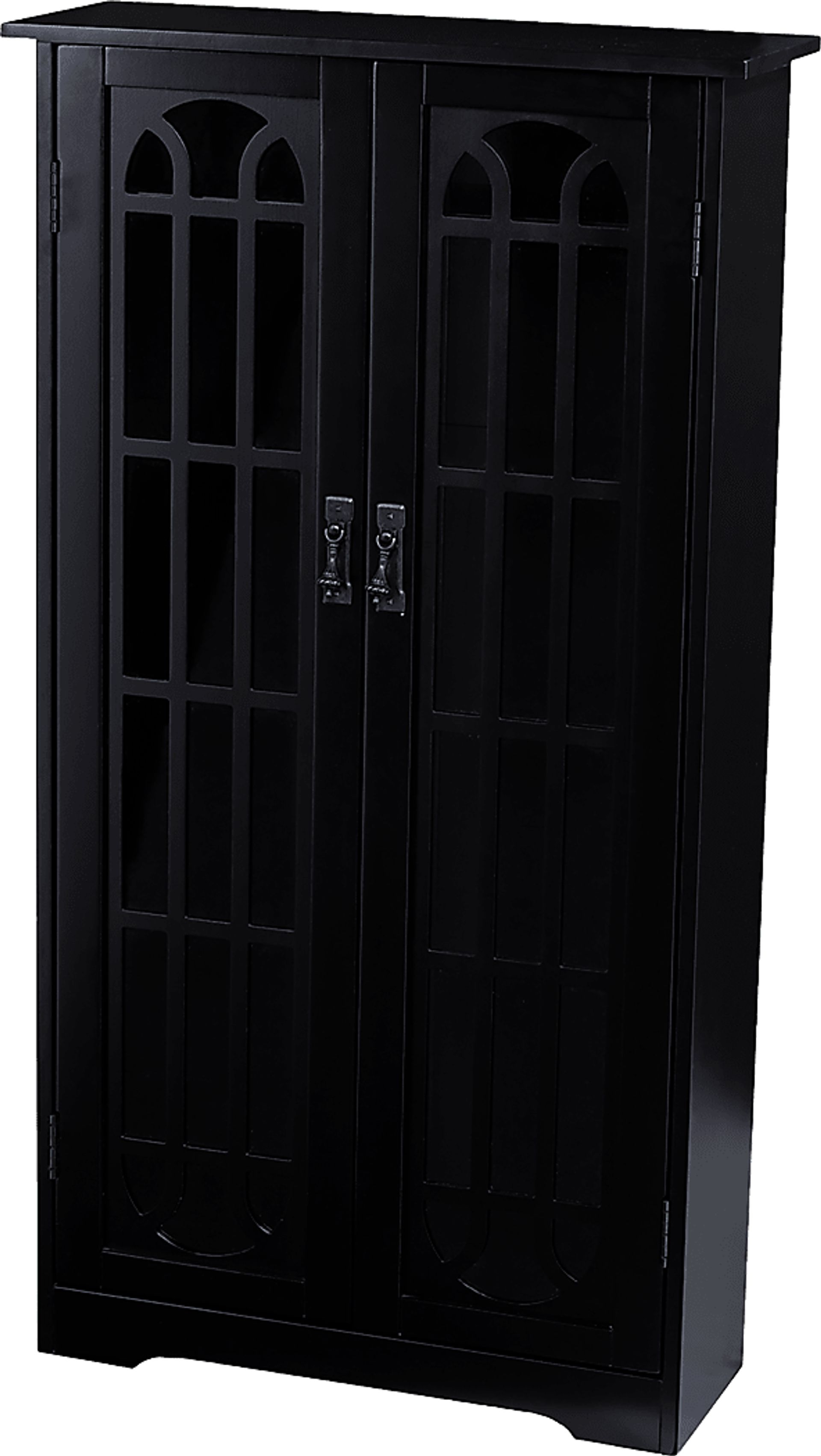Laneham Black Curio Cabinet - Image 1