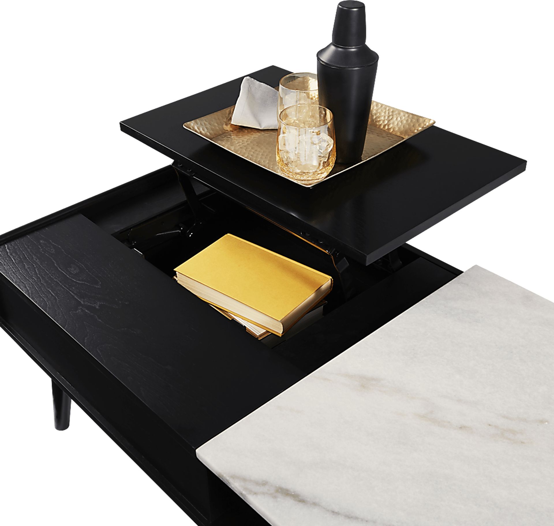Natalia Black 7 Pc Living Room - Image 4