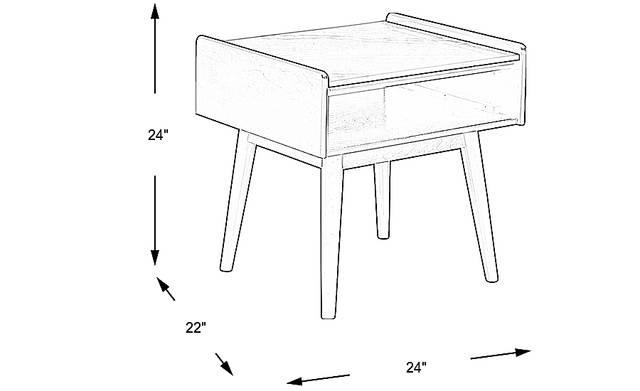 Dimension Image. Please refer to the Dimension Tab on this page for dimension details.