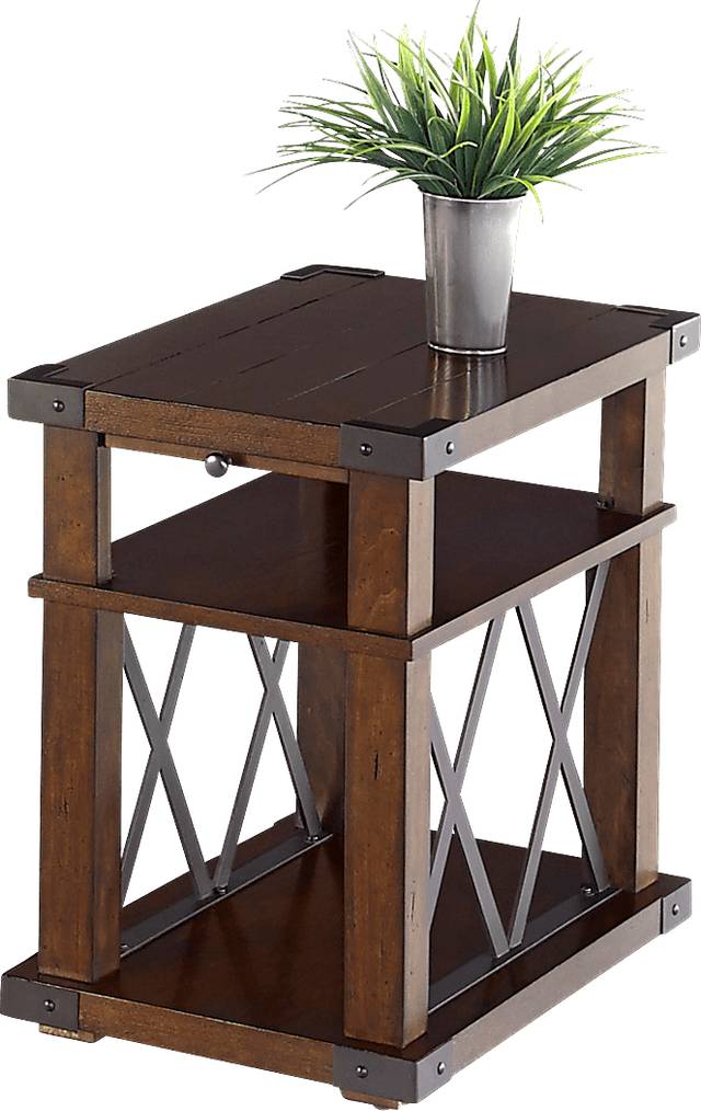 Lanewood Brown Accent Table - Thumbnail - Image 1
