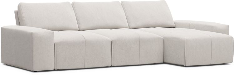 3 pc right chaise sectional